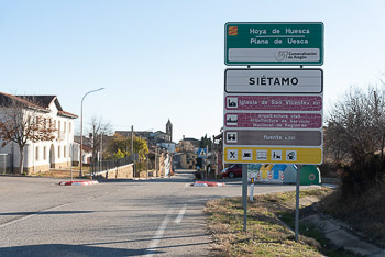 Imagen Siétamo en el mapa