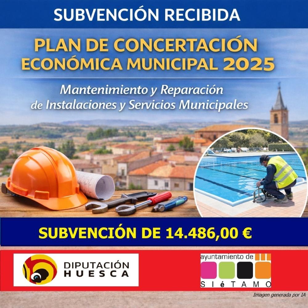 Imagen El Ayuntamiento informa de la subvención recibida del Plan de Concertación Económica Municipal 2025