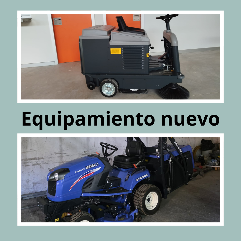 Imagen El Ayuntamiento incorpora nuevo equipamiento para mejorar el mantenimiento de los espacios públicos