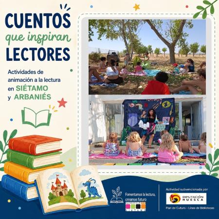 Imagen Los cuentos llegan a Siétamo y Arbaniés para fomentar la lectura entre...