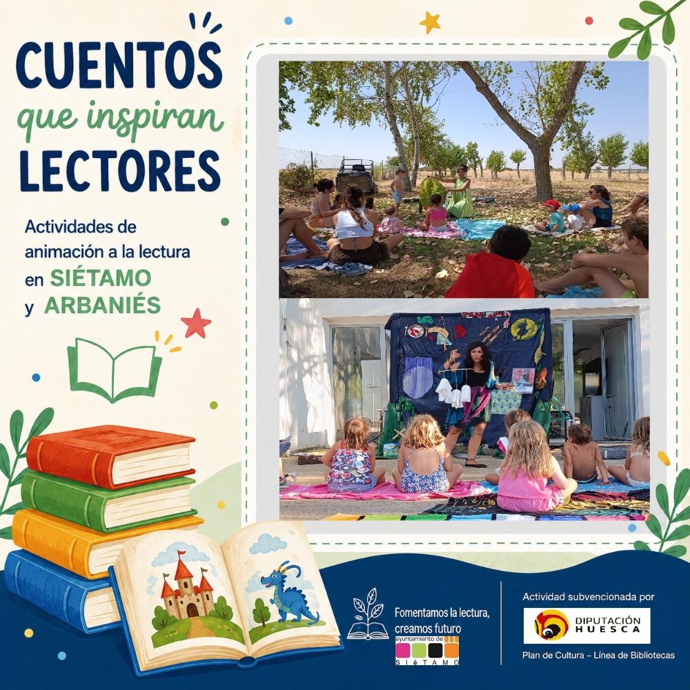 Imagen Los cuentos llegan a Siétamo y Arbaniés para fomentar la lectura entre los más pequeños